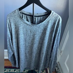 RBX Heather Black Long Sleeve Women's Top 3XL